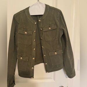 Women's Olive Military Style Jacket